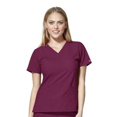 Ιατρική Μπλούζα Γυναικεία W123 Basic V-Neck Wine