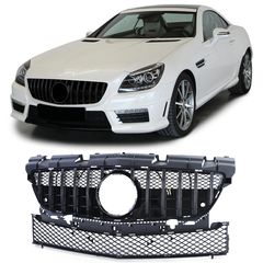 Σπορ μάσκα μαύρη γυαλιστερή για Mercedes SLK R172 προ-λίφτινγκ 11-15