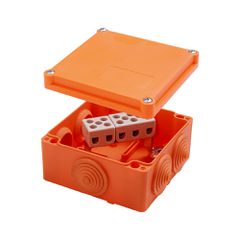 Κουτι διακλάδωσης πυροπροστασίας 105x105x59mm 5 πόλων (5P) IP54 με διατομή αγωγού 10mm