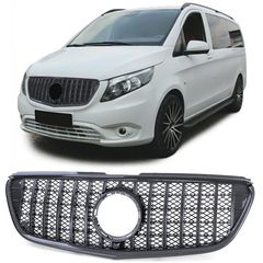 Σπορ grill carbon look Για Mercedes Vito W447 14-19