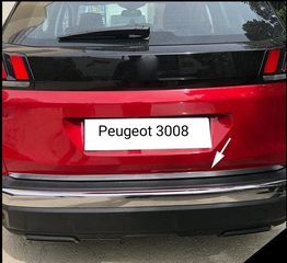 Peugeot 3008 Νίκελ Διακοσμητική Λωρίδα Πορτπαγκαζ