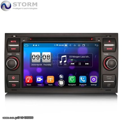 STORM Car multimedia 7" Android 10.0 για Ford Mondeo, Focus, S-Max, C-Max, Galaxy, Connect, Fiesta, Fiuson, Kuga, Transit