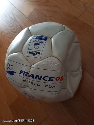 ΜΠΑΛΑ FRANCE 98' WORLD CUP ΑΥΘΕΝΤΙΚΗ BRAUN DHMIOYRGIAS TOY 1994 ΣΕ ΑΡΙΣΤΗ ΚΑΤΑΣΤΑΣΗ ΣΥΛΛΕΚΤΙΚΗ ΔΕΝ ΕΧΕΙ ΠΑΙΧΤΕΙ ΠΟΤΕ ΚΑΙ ΔΕΝ ΕΧΕΙ ΦΟΥΣΚΩΘΕΙ ΠΟΤΕ