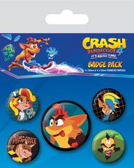 Pins Set Crash Bandicoot 4 - It’s About Time