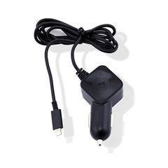 MUVIT MFI CAR CHARGER LIGHTNING FIXED CABLE 2.4A black