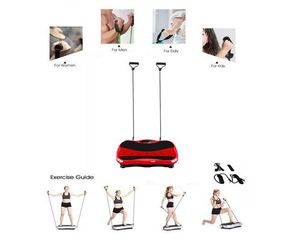 Clever PowerPlate™ – Όργανο Παθητικής Γυμναστικής για Γρήγορη και Εύκολη Τόνωση με τηλεκοντρόλ, LED Οθόνη, 9 διαφορετικά Προγράμματα 120 Επίπεδα ταχύτητας και ενσωματωμένους ιμάντες-λάστιχα