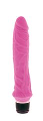 Ρεαλιστικός Δονητής Silicone Classic large ρόζ- 25εκ