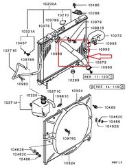 MITSUBISHI  L200 K74 1996-2006 ΚΟΛΑΡΟ ΨΥΓΕΙΟΥ ΑΝΩ -thumb-2