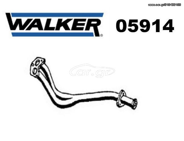 ΔΙΧΑΛΟ ΕΞΑΤΜΙΣΕΙΣ BMW 3 Ε21 WALKER 05914, 18111245203