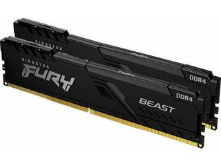 Kingston FURY Beast 64GB DDR4 RAM με 2 Modules (2x32GB) και Ταχύτητα 3200 για Desktop (KF432C16BBK2/64) - Πληρωμή και σε έως 9 δόσεις