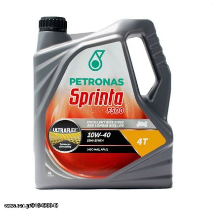 Λάδι PETRONAS 4Τ 100% Synth F900 10W-40 4L