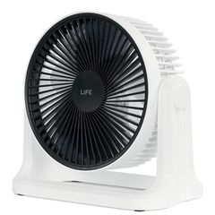 Επιτραπέζιος ανεμιστήρας LIFE 8.5W λευκός με 3 ταχύτητες και ρυθμιζόμενη γωνία κλίσης