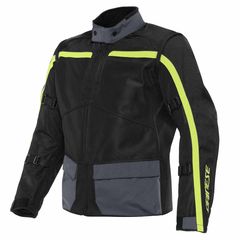 DAINESE OUTLAW TEX JACKET καλοκαιρινό μπουφάν Black/Black/Ebony/Fluo-Yellow