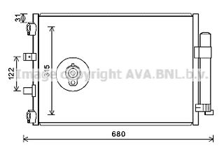 ΨΥΓΕΙΟ AIR CONDITION A/C FORD FOCUS (ΜΚ ΙΙI) 1.0/1.6 cc ΜΟΝΤΕΛΟ 2011 ΒΕΝΖΙΝΗ -ΠΕΤΡΕΛΑΙΟ ΚΑΙΝΟΥΡΓΙΟ!!!