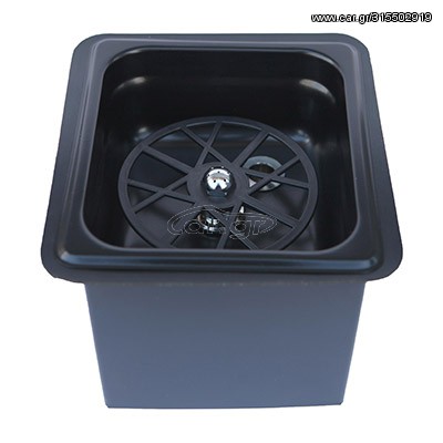 Rinser Pitcher Χωνευτή Συσκευή Ξεπλύματος 15x14x6.3 Μαύρο Ματ - Καινούργιο