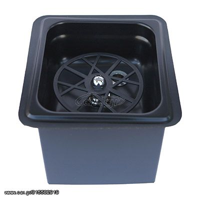Rinser Pitcher Χωνευτή Συσκευή Ξεπλύματος 15x14x6.3 Μαύρο Ματ - Καινούργιο