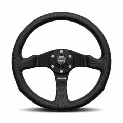 Γνήσιο Τιμόνι Momo Competition  40mm , μαύρο δέρμα - 35 cm