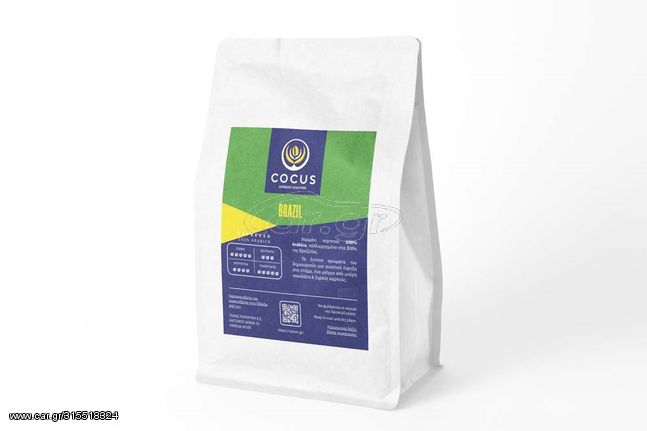 Καφές Espresso COCUS Single Origin BRAZIL 0.25 kg Αλεσμένος