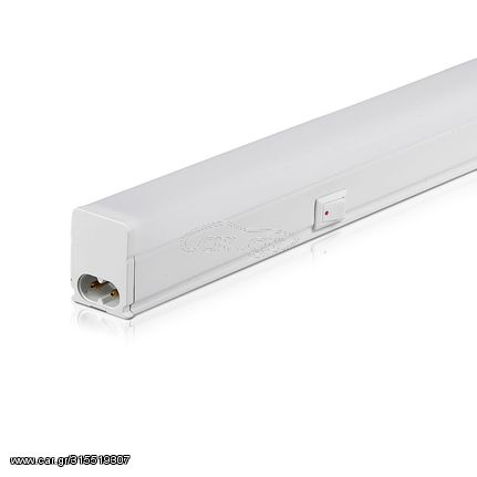 Φωτιστικό LED με διακόπτη T5 Samsung SMD 16W 1200mm Ψυχρό λευκό 6400K Λευκό σώμα V-TAC SKU: 697