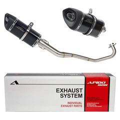 ΕΞΑΤΜΙΣΕΙΣ YAMAHA CRYPTON-X 135 (016-1255 BLACK) APIDO NEW GEN.(B)