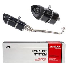 ΕΞΑΤΜΙΣΕΙΣ YAMAHA CRYPTON-R 105-115 (017-1255 BLACK) APIDO NEW GEN.(B)