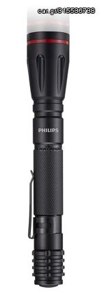 PHILIPS φορητός φακός LED SFL1001P-10, 1000 series, 160lm, μαύρος