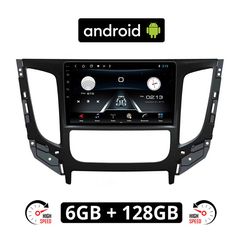 MITSUBISHI L200 (2015 - 2019) CLIMA  Android οθόνη αυτοκίνητου 6GB με GPS WI-FI (ηχοσύστημα αφής 9" ιντσών OEM Youtube Playstore MP3 USB Radio Bluetooth Mirrorlink εργοστασιακή, 4x60W, AUX) MIT79