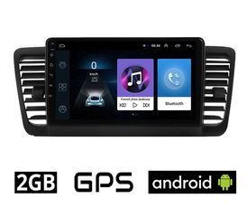 SUBARU LEGACY (2002 - 2008) Android οθόνη αυτοκίνητου 2GB με GPS WI-FI (ηχοσύστημα αφής 9" ιντσών OEM Youtube Playstore MP3 USB Radio Bluetooth Mirrorlink εργοστασιακή, SU45-2GB