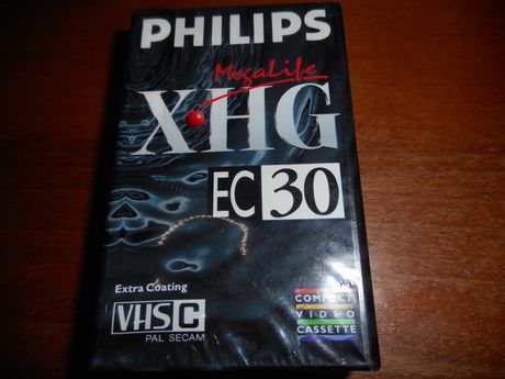 ΒΙΝΤΕΟΚΑΣΕΤΑ PHILIPS XHG - EC 30 VHS C MEGALIFE VIDEO COMPACT CASSETTE