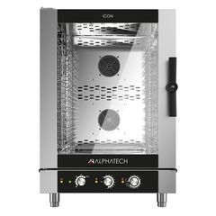 Φούρνος Ρεύματος Kυκλοθερμικός Με Υγρασία Ηλεκτρομηχανικός Για 10x1/1GN 77.7x72.9x115.2 ALPHATECH ICON - Καινούργιος.