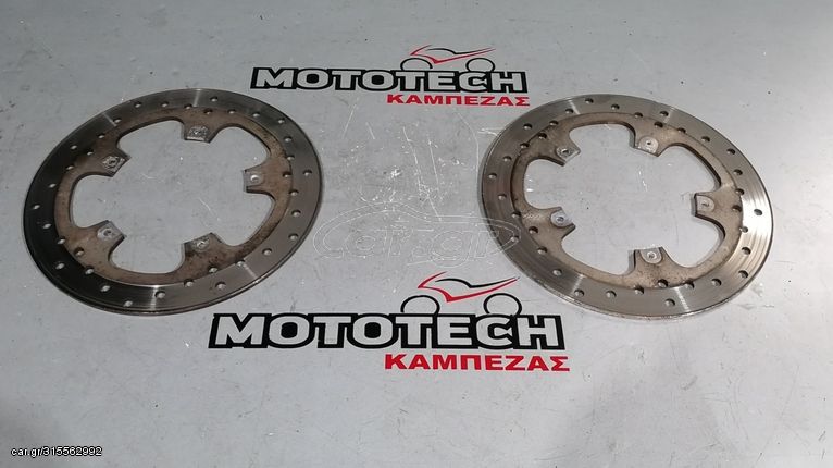 ΔΙΣΚΟΠΛΑΚΕΣ (FROND) PIAGGIO BEVERLY 200-250-300 / X8-X9-X7 / CARNABY / GILERA NEXUS (30€-ΤΕΜ)