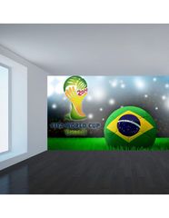 Ταπετσαρία με ποδόσφαιρο με Fifa World Cup - Βινύλιο 140 cm * 80 cm