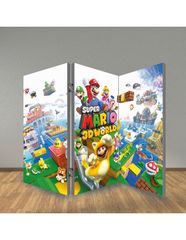 Παραβάν Super Mario - 80 cm * 160 cm [Δίφυλλο] Ύφασμα  (2 Όψεις)