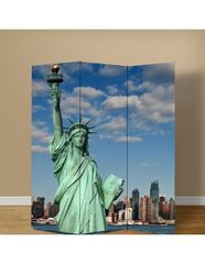 Παραβάν Νέα Υόρκη - 80 cm * 160 cm [Δίφυλλο] Ύφασμα  (2 Όψεις)