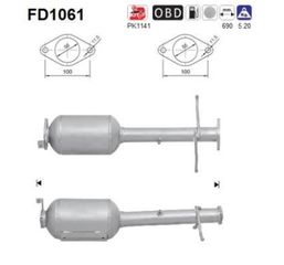 ΦΙΛΤΡΟ DPF FORD TOURNEO CONNECT/TRANSIT CONNECT 1.8cc TDCI 2002-2013 KARALOIZOS exhaust