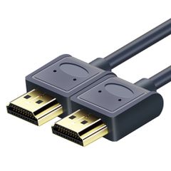 Καλώδιο CABLETIME HDMI AV540-USHEAAG με Ethernet, slim, 4K/60Hz, 18 Gbps, 1m, μπλε