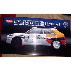 *RARE* LANCIA DELTA HF EVO2 REPSOL No.3 / KYOSHO / 1:18 / DIECAST