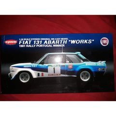 *RARE* FIAT 131 ABARTH WORKS 1981 RALLY WINNER No.1 / KYOSHO / 1: / DIECAST