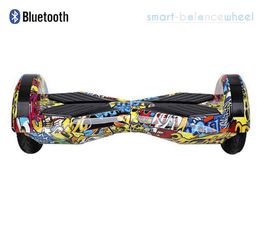Smart '24 HIP-HOP 8 INCH RACING PERFORMANCE HOVERBOARD WITH BLUETOOTH AND LIGHTS  WHEEL