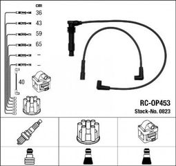 ΜΠΟΥΖΟΚΑΛΩΔΙΑ ΣΕΤ OPEL ASTRA F (0986357156) FAE