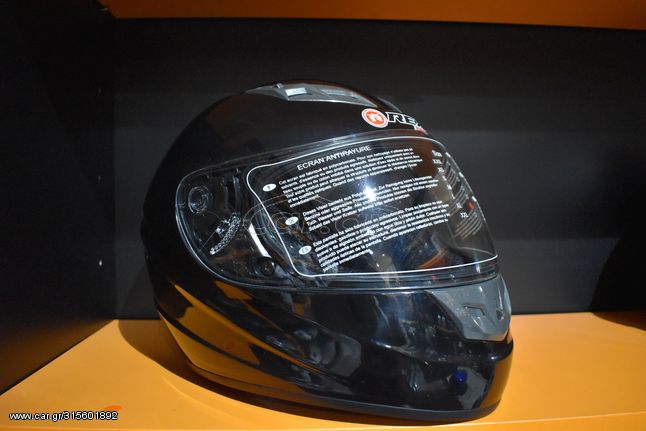 REX MOTO Black Full Face Κράνος 1450g