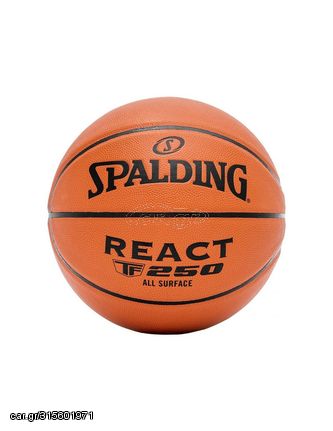 Spalding React TF-250 Μπάλα Μπάσκετ Indoor / Outdoor 76-801Z1