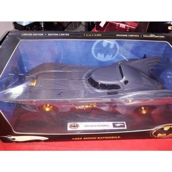 *LIMITED* BATMOBILE 1989 MOVIE / HOT WHEELS ELITE 1 OF 9989 / 1:18 - FLAT BLACK/MATTE GREY / DIECAST