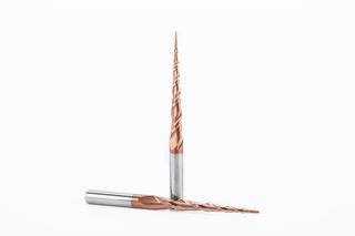 Δίπτερο κονδύλι καρβιδίου - Two flute end mill HRC50-thumb-1