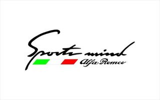 Alfa Romeo Sport Mind αυτοκόλλητα σετ 2/ΤΕΜ