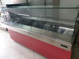 Ψυγείο βιτρίνα σαλατών-αλλαντικών 225εκ με εξωτερική μηχανή-thumb-1