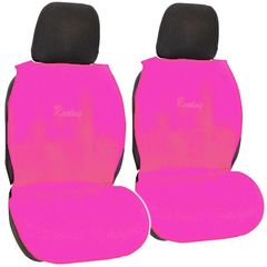 Πλατοκαθίσματα αυτοκινήτου ζευγάρι ροζ racing πετσετέ 
