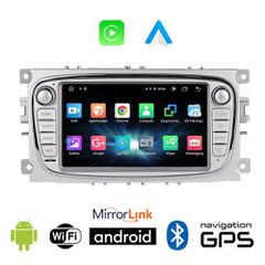 Ford Focus Mondeo Silver Galaxy 2Din Android Car Multimedia player 7″ Car Radio GPS Wifi Mirrorlink USB OEM844