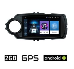 TOYOTA YARIS (2011 - 2020) Android οθόνη αυτοκίνητου 2GB με GPS WI-FI (ηχοσύστημα αφής 9" ιντσών OEM Youtube Playstore MP3 USB Radio Bluetooth Mirrorlink εργοστασιακή, μαύρο 4 x 60W, AUX)  TO633-