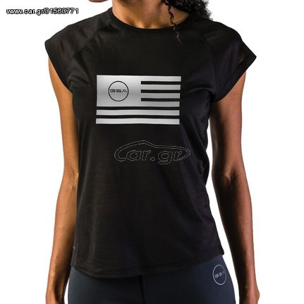 GSA Wmn's Superlogo Tee Flag 17-29040 Black